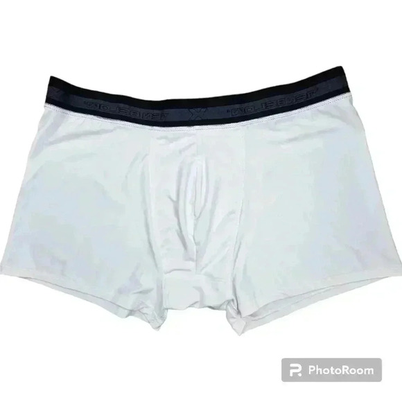 TEN BELOW X MENS PERFORMANCE BOXER TRUNKS WHITE L OR XL NO LONGER PRODUCED - Picture 1 of 7